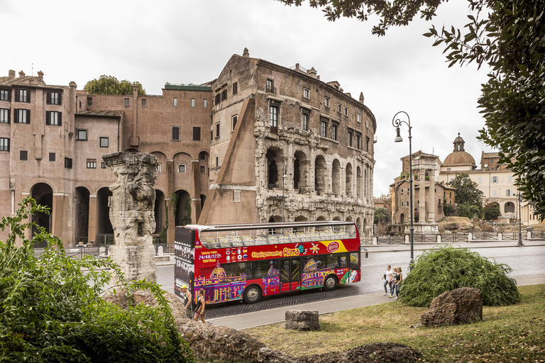 From Civitavecchia: Hop-On Hop-Off Rome Tour & Bus Transfer Rome Transfer Only by bus from Civitavecchia in Italian