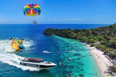 Phuket : excursion d'une journée à Racha et Coral Island (Banana Beach)