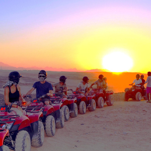 Hurghada: Quad Bike Tour of the Desert and Red Sea