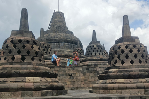 Yogyakarta: Borobudur & Prambanan Tour with structure Access Sunrise Inside Borobudur & Prambanan Temple