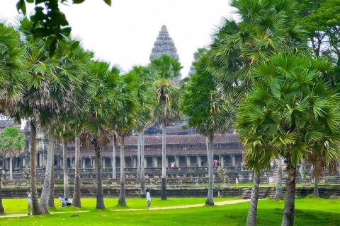 Siem Reap : Excursion d'une journée à Angkor Wat et Angkor Thom avec guide