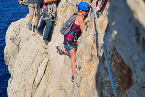 Marseille : Via Ferrata in de calanque van Sormiou