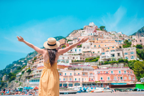 Desde Nápoles: Excursión de un día a Pompeya, Costa Amalfitana y Positano