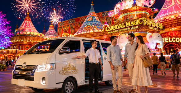 Phuket : spectacle magique Carnival avec dîner buffet et transfert