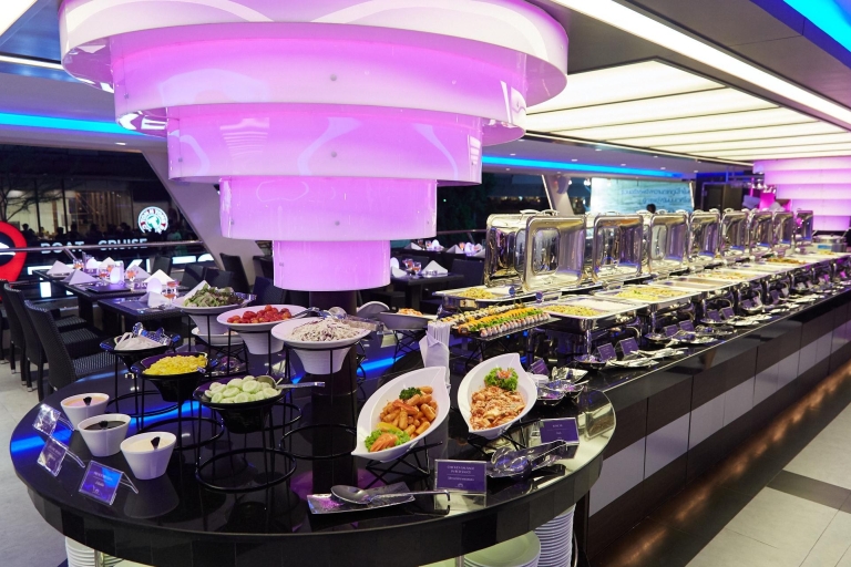 Bangkok : Billet pour le dîner-croisière Chao Phraya PrincessBuffet international à l'ASIATIQUE Pier pour les visiteurs thaïlandais