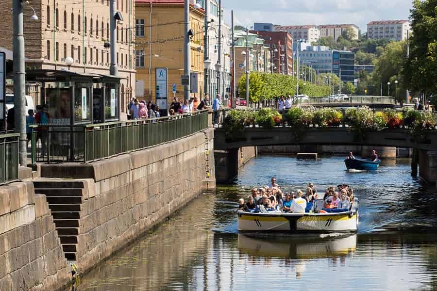 Göteborg: 24-Stunden-Ticket Hop-On-Hop-Off-Sightseeing-Boot. Foto: GetYourGuide