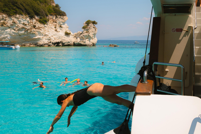 Corfu: Paxos, Antipaxos, and Blue Caves Cruise with comfort!