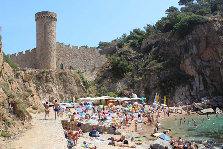 Depuis Barcelone : Journée à Tossa de Mar avec plage