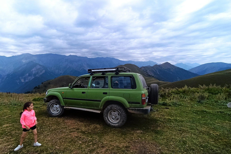 From Baku: Hot Air Balloon, Zipline, and Off-Road Adventure