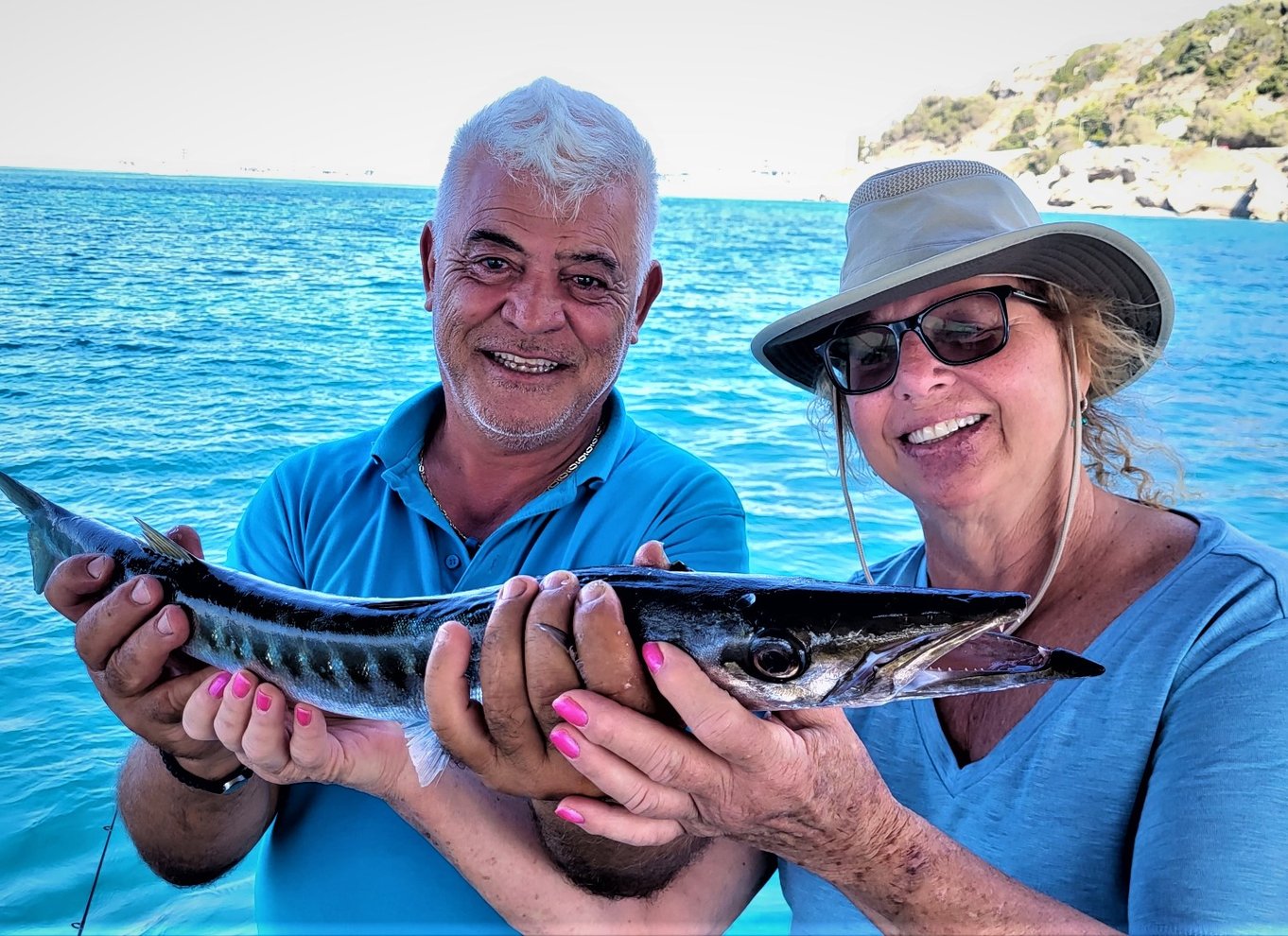 Rhodos: Fisketur, snorkling, grill og professionel guide