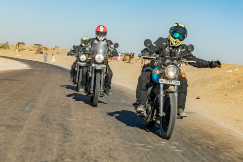9 Golden Triangle Tour with Jodhpur on Motorbike