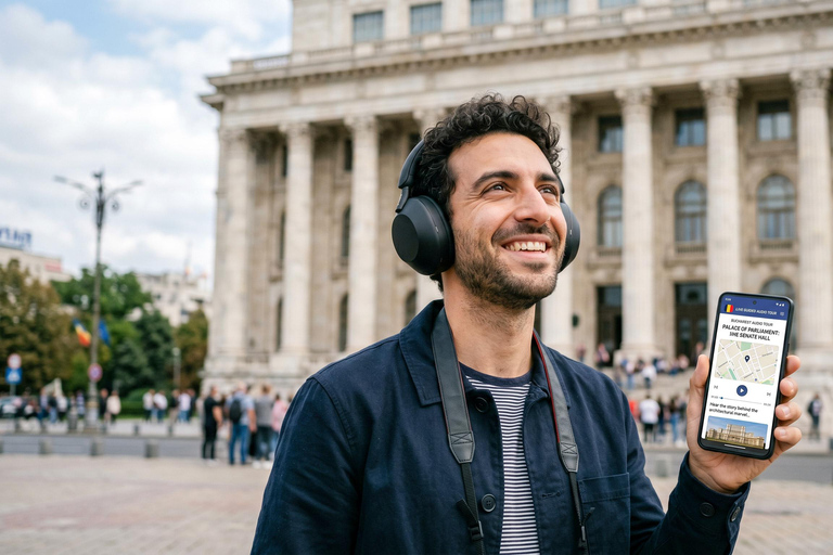 Bucharest Tour: Village Museum, Ceausescu House & Parliament Audio guide in 24 languages