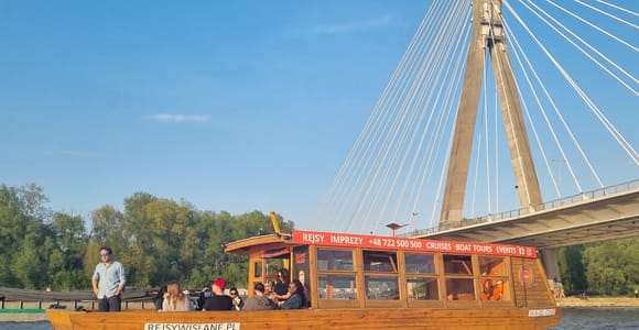 Warschau: Weichsel-Sonnenuntergangs-Kreuzfahrt mit Begrüßungsgetränk