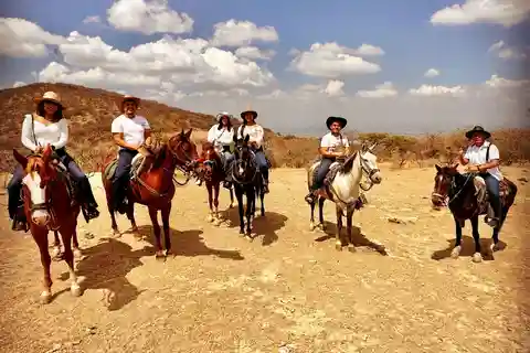 Giro a cavallo di un'ora con trasporto nella città di Guanajuato