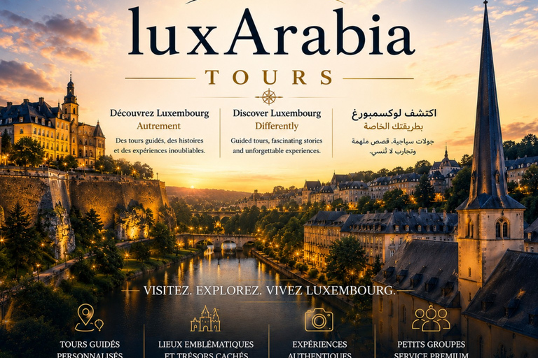 Luxembourg City Walking Tour in Arabic, English or French