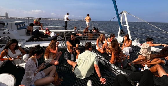 Luxury Catamaran Sunset Cruise & Sail + Swim + Tapas