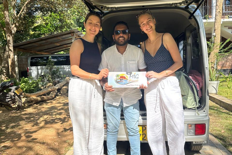 CMB/Negombo: Sigiriya, Kandy & Ella Private Tour with Driver Private Van with Driver – Up to 50 km