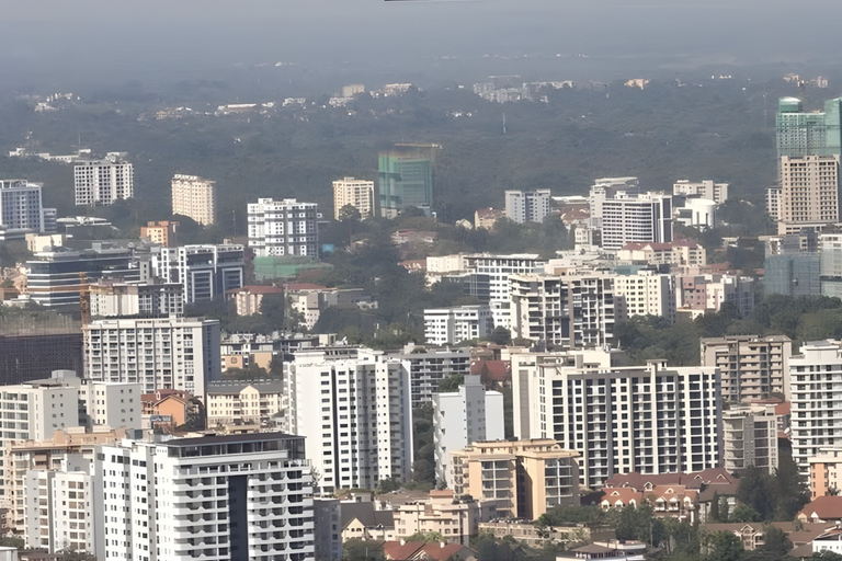 Nairobi: Helicopter Tour with Wildlife and City Views For Group of 3