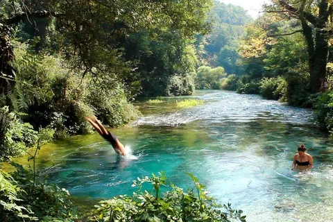 From Tirana / Durresi : Gjirokaster & Blue Eye Day Tour