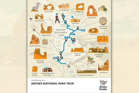 Entdecke Moab: Arches, Canyonlands & La Sal Audio Tourguide