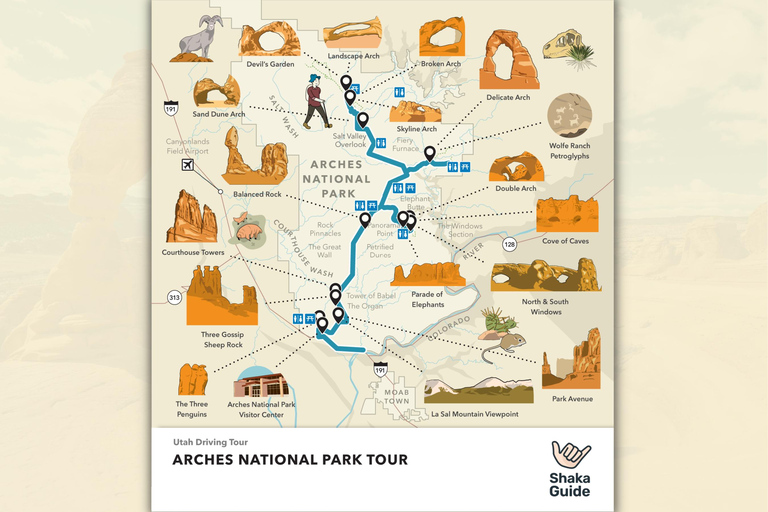 Explore Moab: Arches, Canyonlands & La Sal Audio Tour Guide