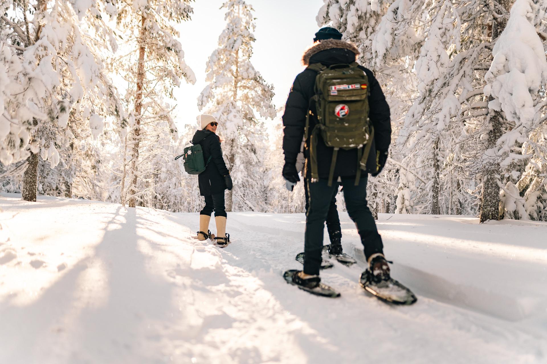 Rovaniemi: Schneeschuhwandern in der arktischen Wildnis