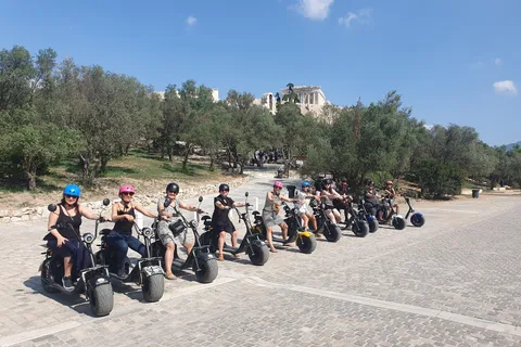 Avventura in bicicletta sull'Acropoli e tour privato di Atene sul mare
