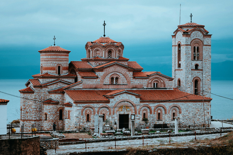 From Tirana/Durres: UNESCO Lake Ohrid with Boat day tour