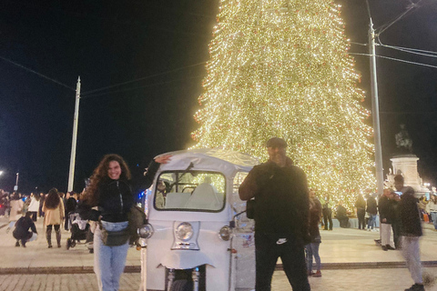 Lissabon: Kerstverlichting Tour per Tuk Tuk