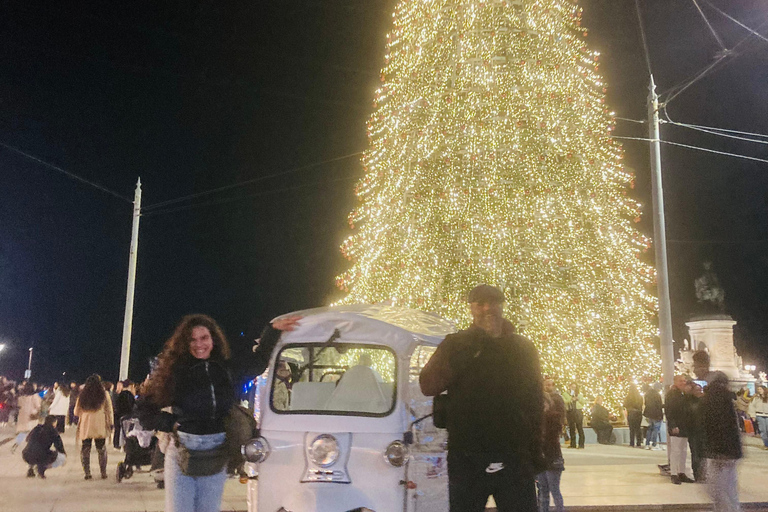 Lissabon: Kerstverlichting Tour per Tuk Tuk