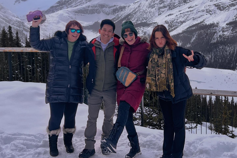 Calgary Banff: Columbia Icefield, Skywalk e tour dei laghiCalgary Banff: Columbia Icefield, Skywalk e tour di un giorno ai laghi