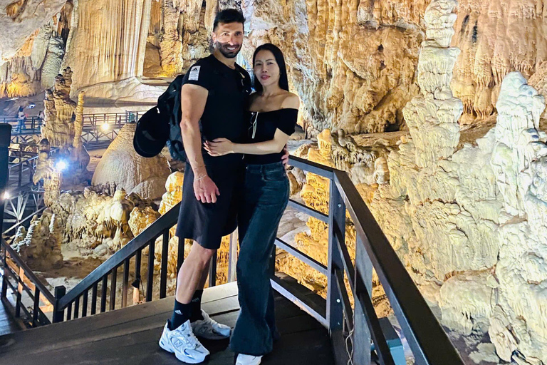 Phong Nha: Zipline Dark Cave & Paradise Cave Exploration Option 4: Full Adventure Experience - Drop-off in Hue