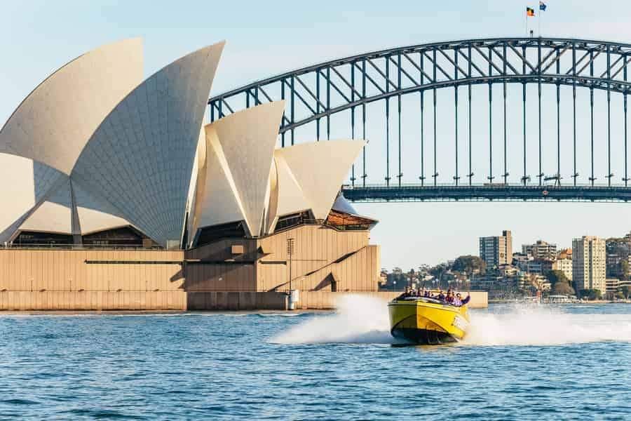 Sydney Harbour: Thunder Thrill Jet Boat Ride. Foto: GetYourGuide