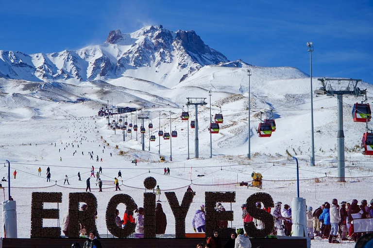 Cappadocia: Mount Erciyes Day Ski & Snowboard with Equipment Transfer Package