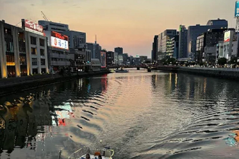 Fukuoka: Nakasu &amp; Hakata River Boat Cruise Guided TourNakasu &amp; Hakata River Boat Cruise Guided Tour