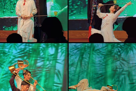 Beijing Teahouse: Live Show with Traditional Arts & Tea 3th-5th Row Seat ( including tea & 3 classic Chinese snacks)