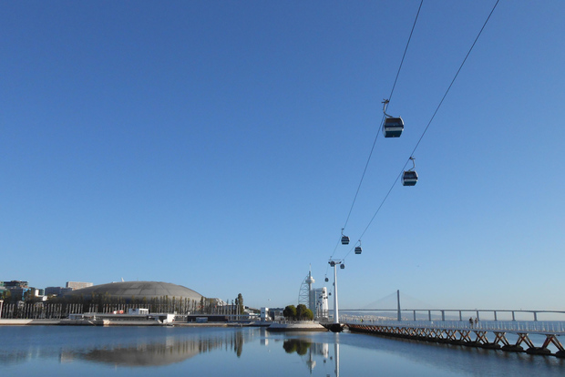 Lissabon: Nations Park Gondelbahn Einweg-Seilbahn