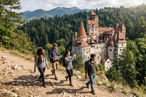 Day Trip - Bran Castle, Peles Castle & "Wednesday" Castle COACH TOUR Audio guide in 24 languages