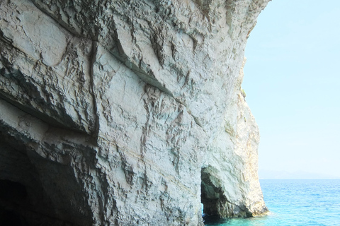 Zakynthos: plaża wraku statku, błękitne jaskinie i wycieczka do jaskini Xigia