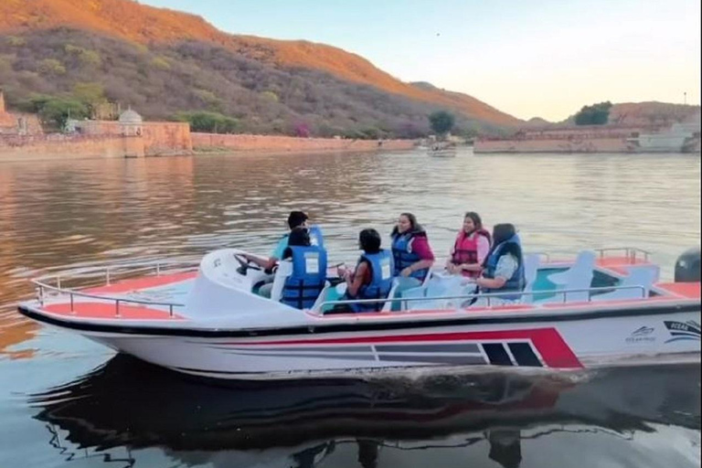 Jaipur: Speed Boat, Amber Walking Tour & Sunset with Pickup Speed Boat With Amber Walking Tour