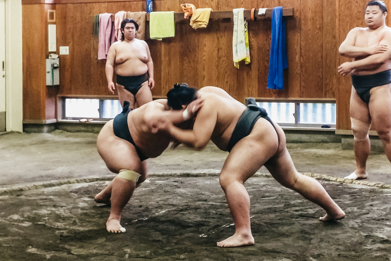 Tokyo: Visita di allenamento mattutino di sumo