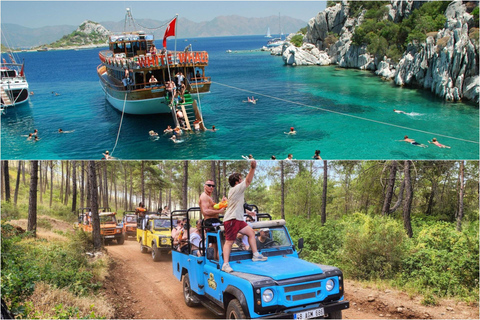 Marmaris Combo Tour Jeep Safari with Sunset Boat Trip