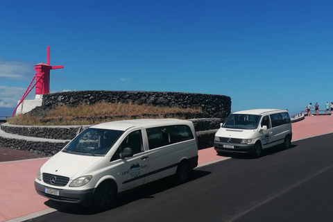 Île de São Jorge : Visite d&#039;une jounée avec véhicule et excursion en bateau