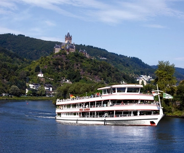 Cochem: Panorama-Schiff-Tour 1 Stunde bis Ernst und zurück