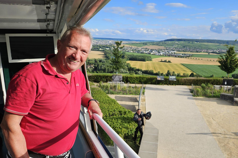 Épernay: Champagne Open-Top Bus Tour with 3 Tastings 1h30 Open-Top Bus Tour with 3 Tastings