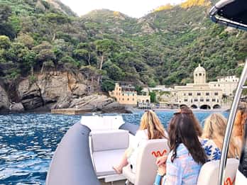 Experiencia en barco por Portofino y San Fruttuoso