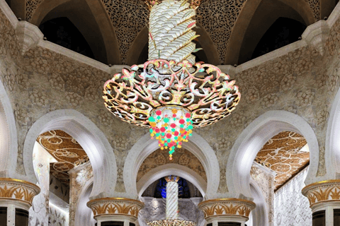Abu Dhabi Tour Full Day - Grand Mosuqe, Louvre Museum & More Abu Dhabi Full Day Tour - Grand Mosuqe & More - German Guide