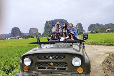 Hanoi: Ninh Binh Jeep Tour to Bich Dong, Trang An, Mua Cave