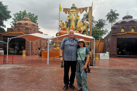 Tour nella giungla di Bangkok in Tuk-Tuk, motoscafo a coda lunga e risciòGiro in risciò di mezza giornata a Bangkok e tour a piedi