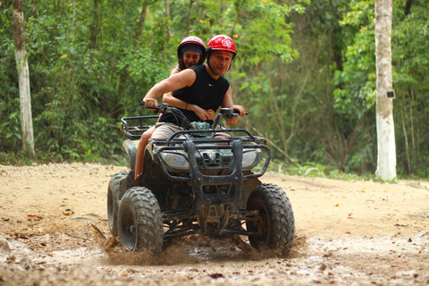 Cancun: Mayan Jungle Rush Zipline, ATV, & Cenote Tour Single Cancun/ Puerto Morelos